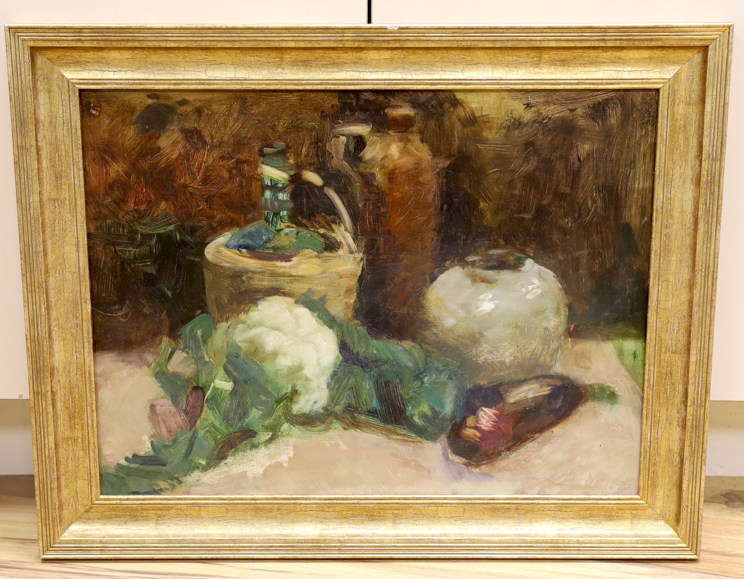 Ken Moroney (1948-2018), oil on board, Still life, signed, 44 x 59cm